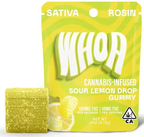 Whoa - WHOA - Edible - Sour Lemon Drop - Rosin - 100MG Main Image