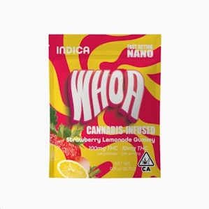 Whoa - WHOA: Strawberry Lemonade Gummy - 1 Piece/100mg (I)