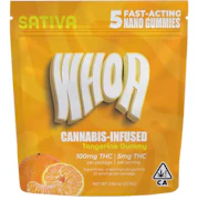 WHOA | Tangerine | Fast- Acting Gummy 5pk | 100mg