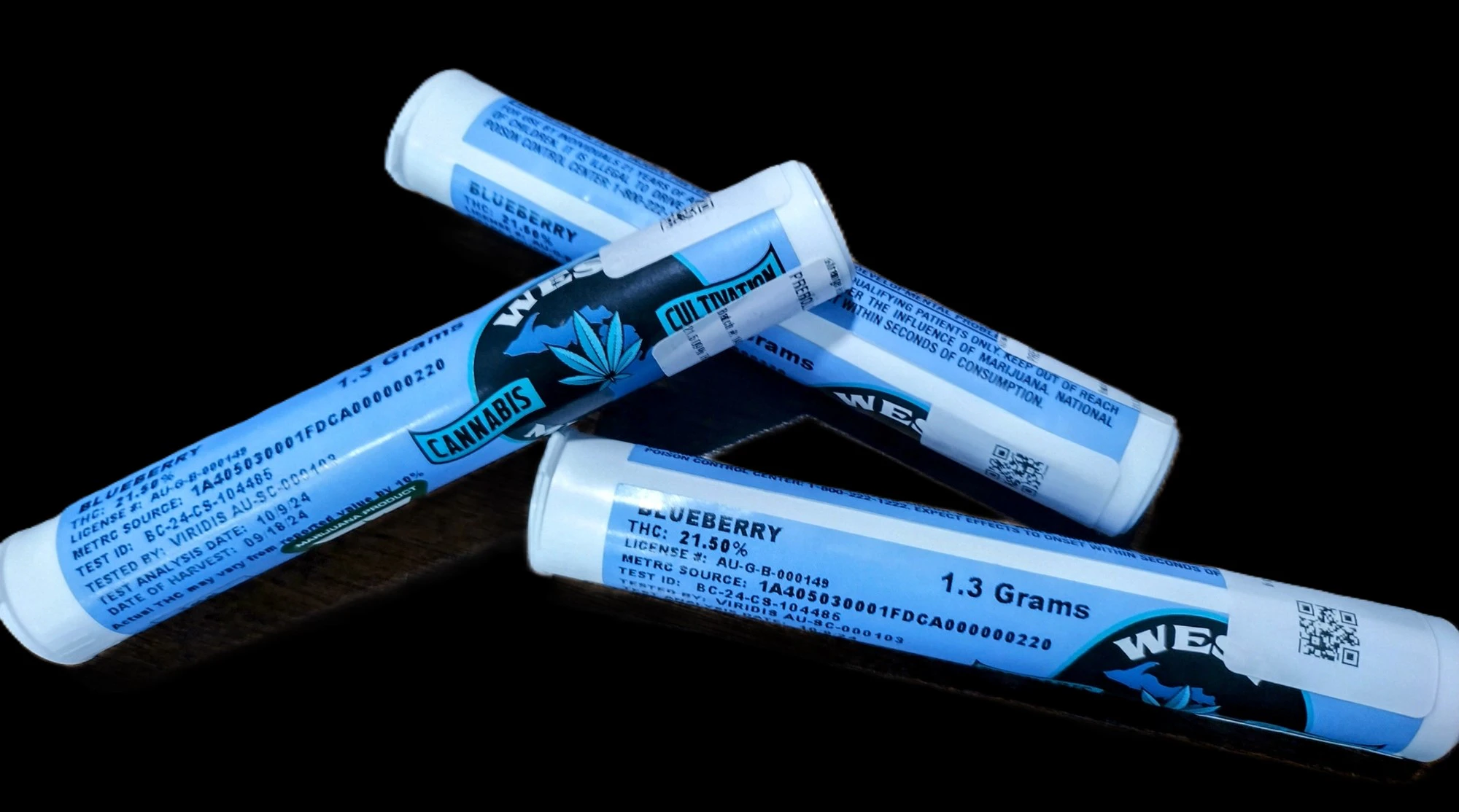 WEST MICHIGAN CANNABIS CULTIVATION LLC - PREROLLS BLUEBERRY Main Image