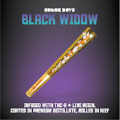 Crude Boys - Rainbow Delight Black Widow Infused Preroll - 1.3g