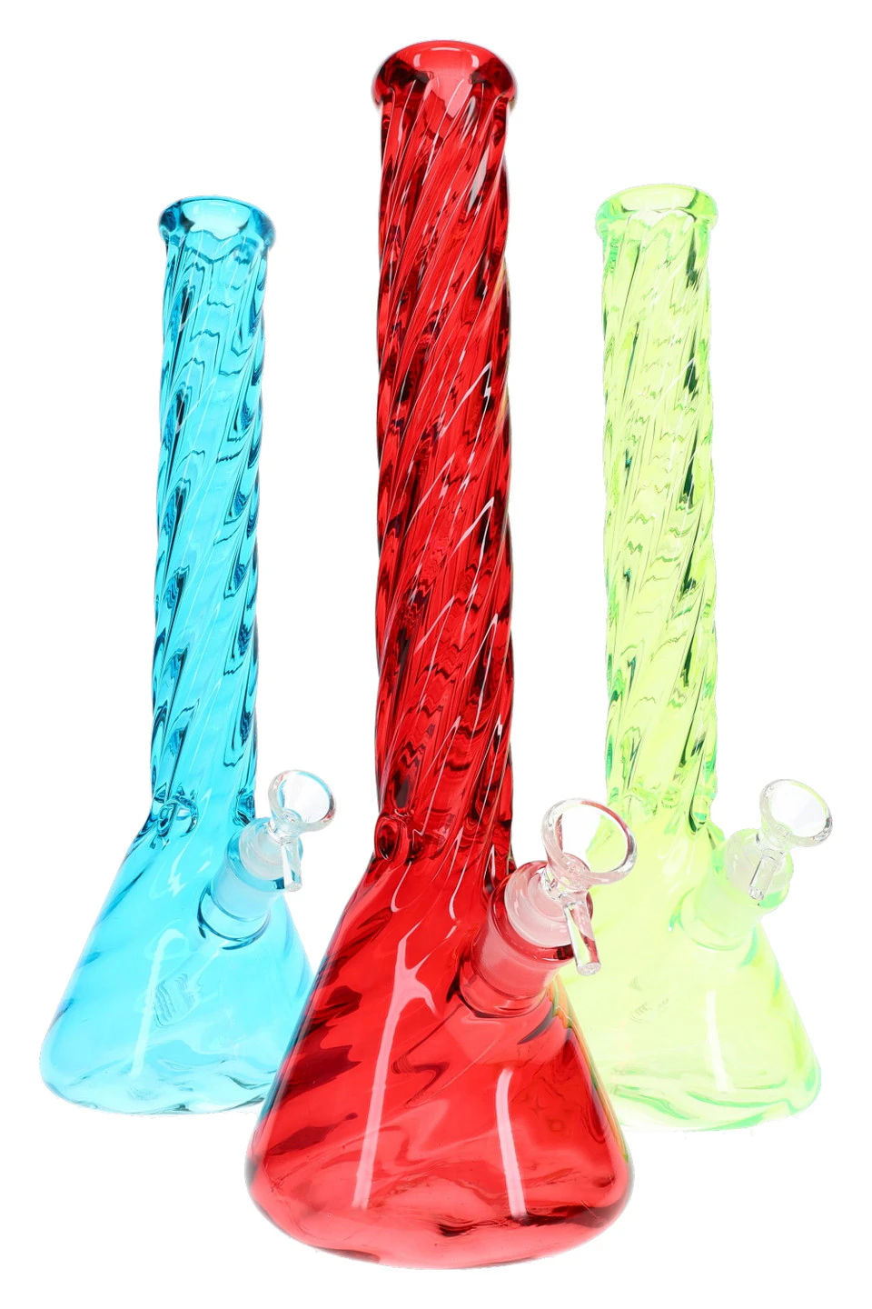 THE SWEET SPOT - TWISTED GLASS BEAKER BONG | ACCESSORIES Main Image