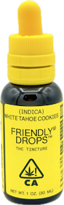 FRIENDLY BRAND - White Tahoe Cookies 1000mg Full Spectrum Tincture - Friendly Brand