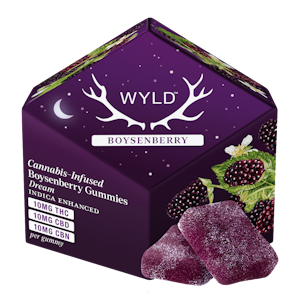 WYLD - Boysenberry (I) | 10mg THC:10mg CBD:10mg CBN 10Pk Gummies | Wyld