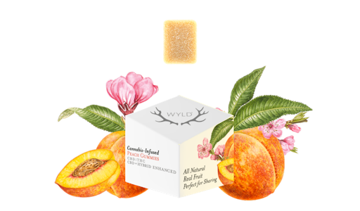 WYLD - WYLD - Edible - Peach - 2:1 - CBD:THC - Gummies - 10PK - 50MG
