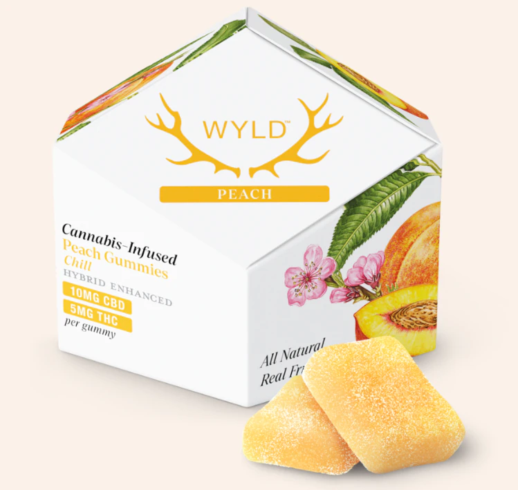WYLD - Peach Gummies 10pk Main Image