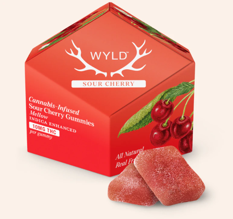 WYLD - Sour Cherry Gummies 10pk Main Image