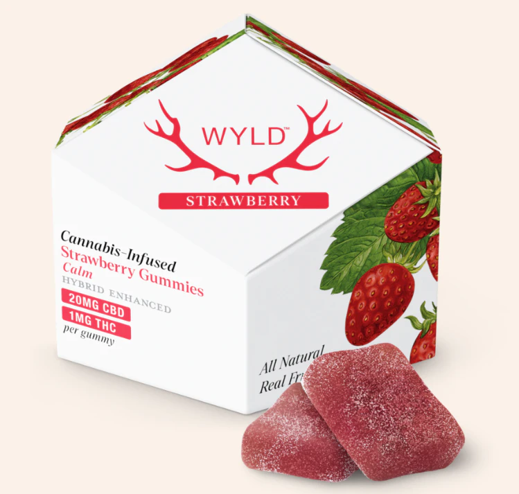 WYLD - Strawberry Gummies 10pk Main Image
