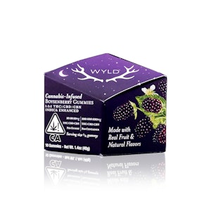 WYLD - WYLD - Edible - Boysenberry - 1:1:1 - THC:CBD:CBN - Gummies - 100MG