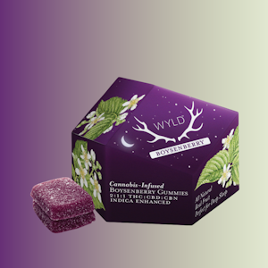 WYLD - WYLD Boysenberry 200mg THC : 100mg CBD : 100mg CBN