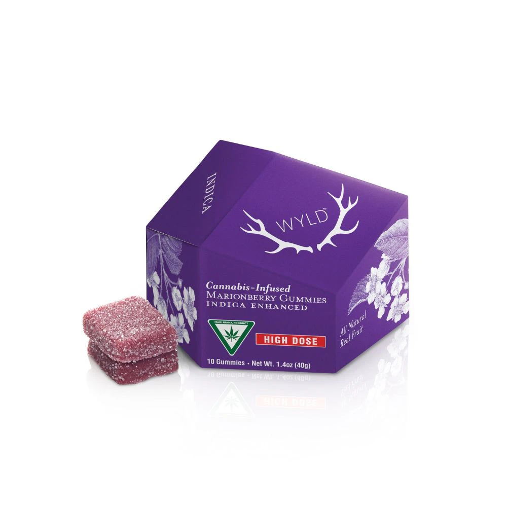 WYLD - Marionberry 200mg Gummies (10x20mg) - WYLD Main Image