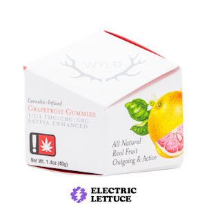 Wyld - Wyld Grapefruit 1:1:1 THC:CBG:CBC Gummy 100mg