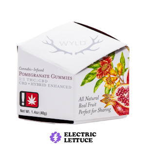 Wyld - Wyld 1:1 THC:CBD Pomegranate Gummy 100mg