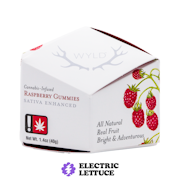 Wyld Sativa Raspberry Gummy 100mg