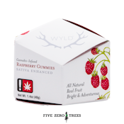 Wyld Sativa Raspberry Gummy 100mg