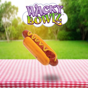 Wacky Bowlz - 3.5" Hot Dog Ceramic Pipe