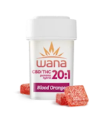 Organic Wana Sour Gummies - Blood Orange 20:1 (10ct)