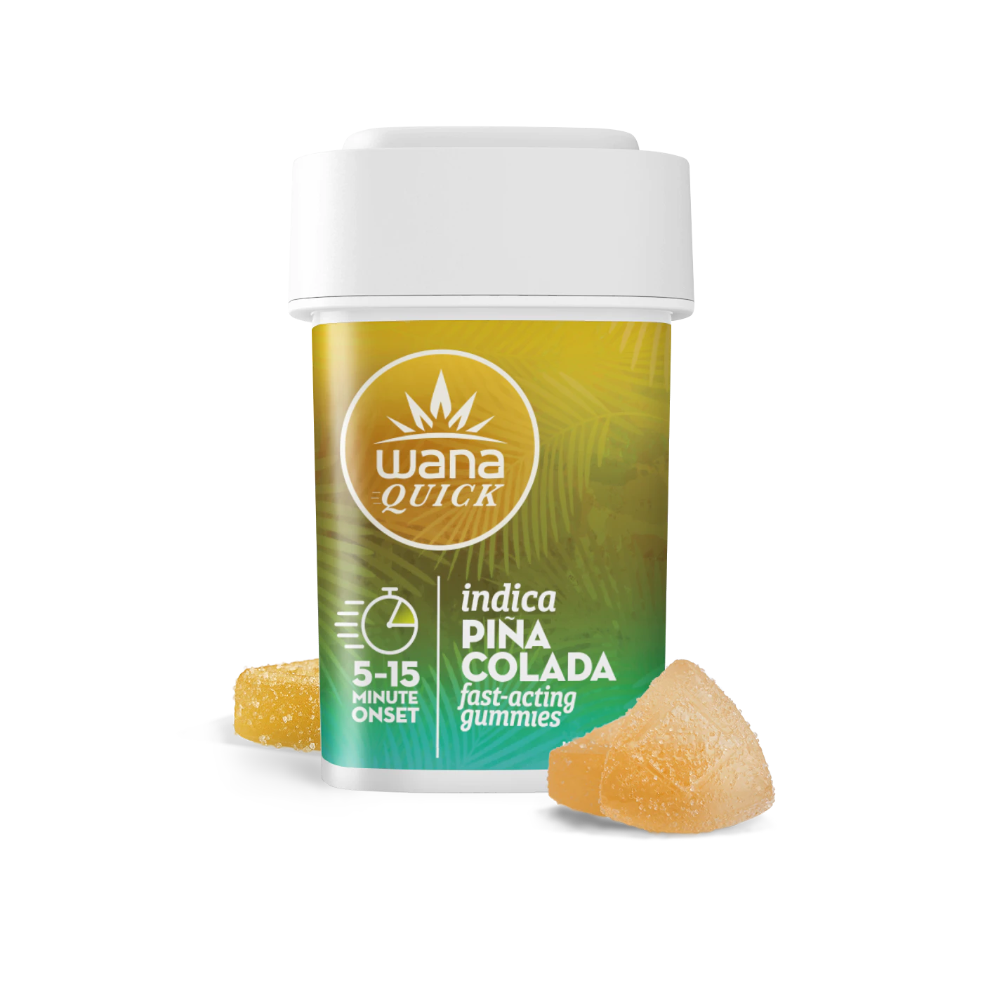 Wana Edibles -  Pina Colada Gummies - 10 Pack (100 MG) Main Image