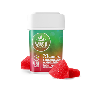 Wana Edibles - Wana Quick | Strawberry Margarita | 1:1