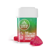 Strawberry Margarita - Wana - 1:1 THC:CBD - Gummies - 200mg