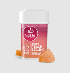 WANA - Wana - Peach Bellini Quick Gummies 100mg