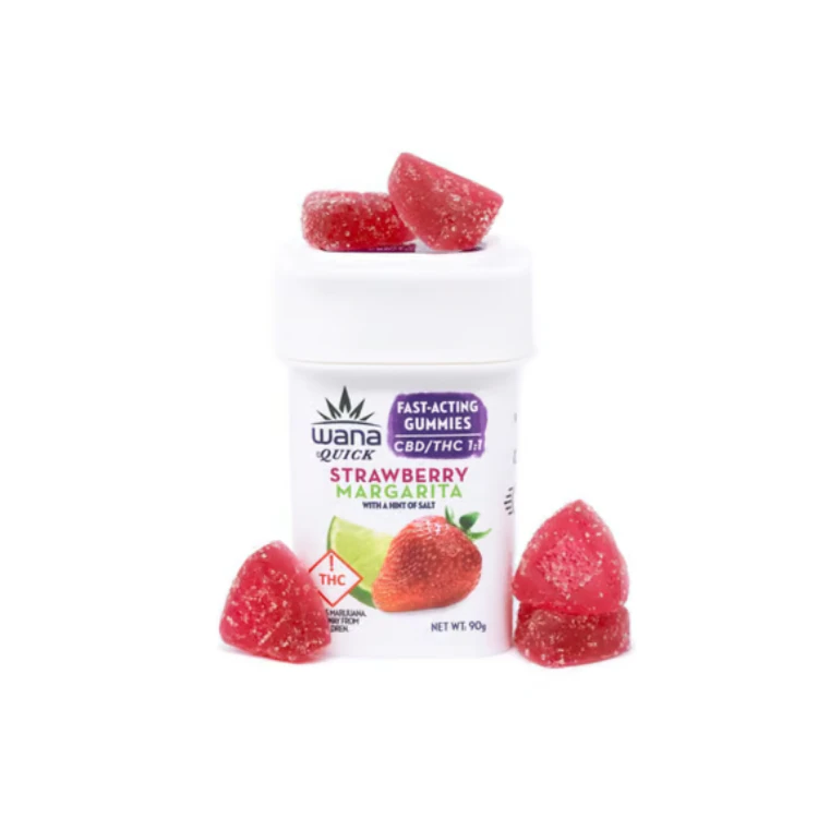 WANA - Wana - Strawberry Margarita 1:1 Quick Gummies CBD:THC Main Image