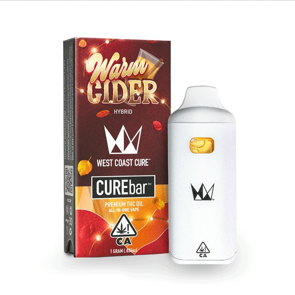 West Coast Cure Warm Cider CUREbar Disposable 1.0g