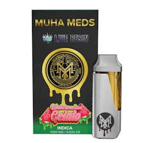 Muha Meds - Live Resin Watermelon Gelato 1G Disposable