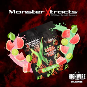 Monster Gummies Watermelon 200mg (Indica)
