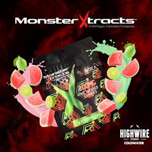 MONSTER XTRACTS - Monster Gummies Watermelon 200mg (Indica)