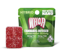 WHOA - Nano Gummy 100mg Single - Hybrid Watermelon