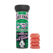 Watermelon (Ice Cream Cake) (I) | 100mg Live Rosin Gummies | Lost Farm