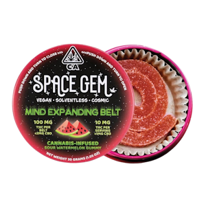 Space Gem - Sour Watermelon (Mind Expanding Belt) | 10pk 10mg THC Gummies | Space Gem