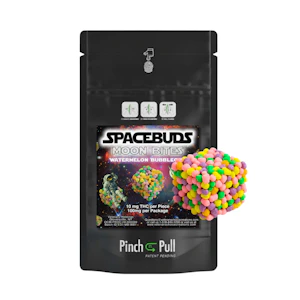SpaceBuds - Watermelon Bubblegum Moon Bites | Edible | 10mg x 10pk | SpaceBuds
