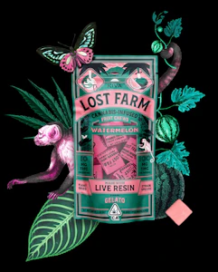 Lost Farm Chews - Lost Farm - 100mg THC Live Resin Chews (Gelato) - Watermelon