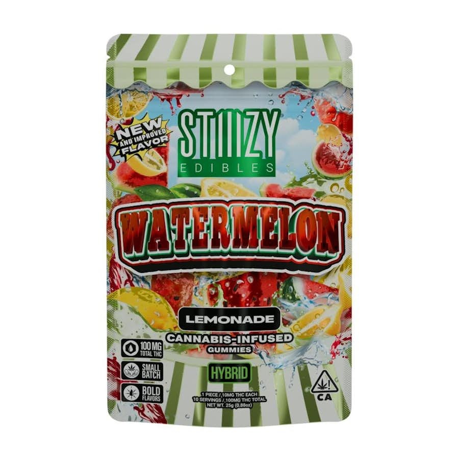 Stiiizy Watermelon Lemonade Gummies 100mg