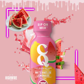 CQ Live Resin Syrup Watermelon Lemon Lime 200mg