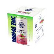 Watermelon Melon Soda | Infused High Soda 12oz (4pk) 25mg THC | Pabst Labs