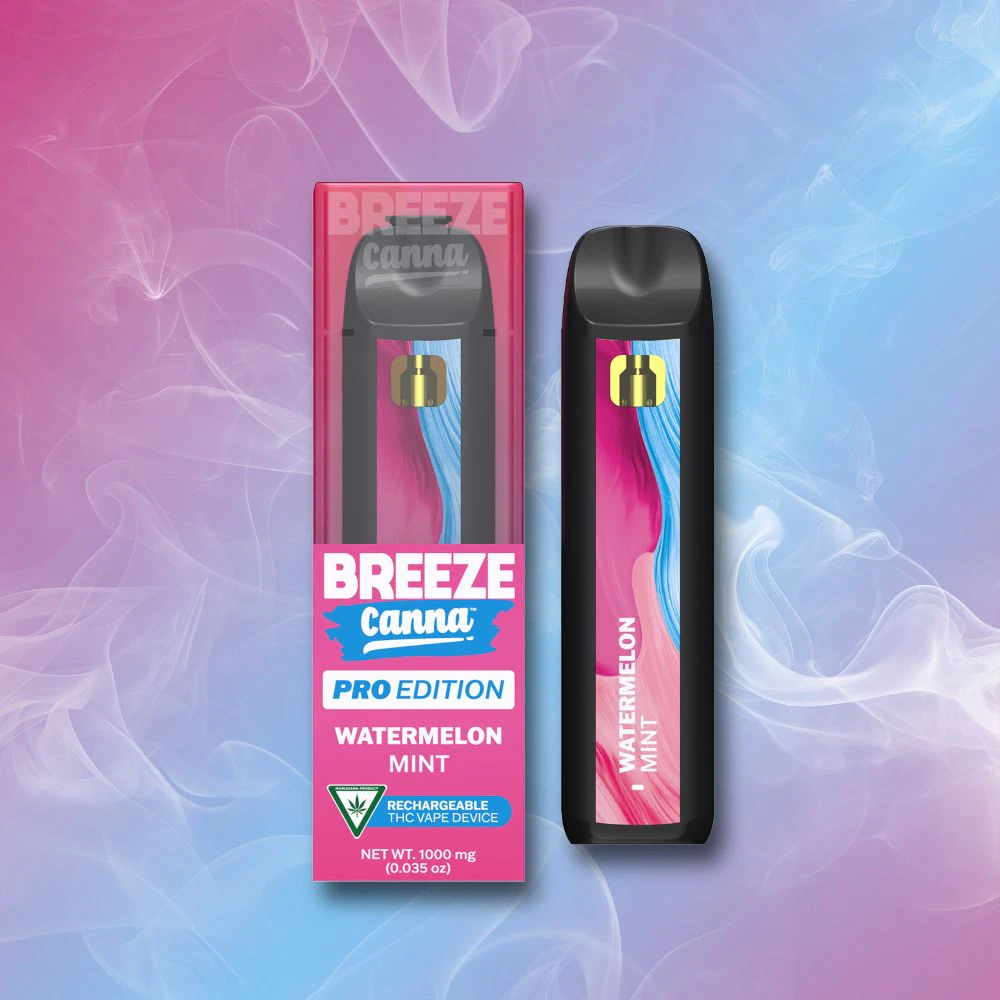 Breeze Canna - Breeze Canna | (1G) PRO Vape | Watermelon Mint Main Image