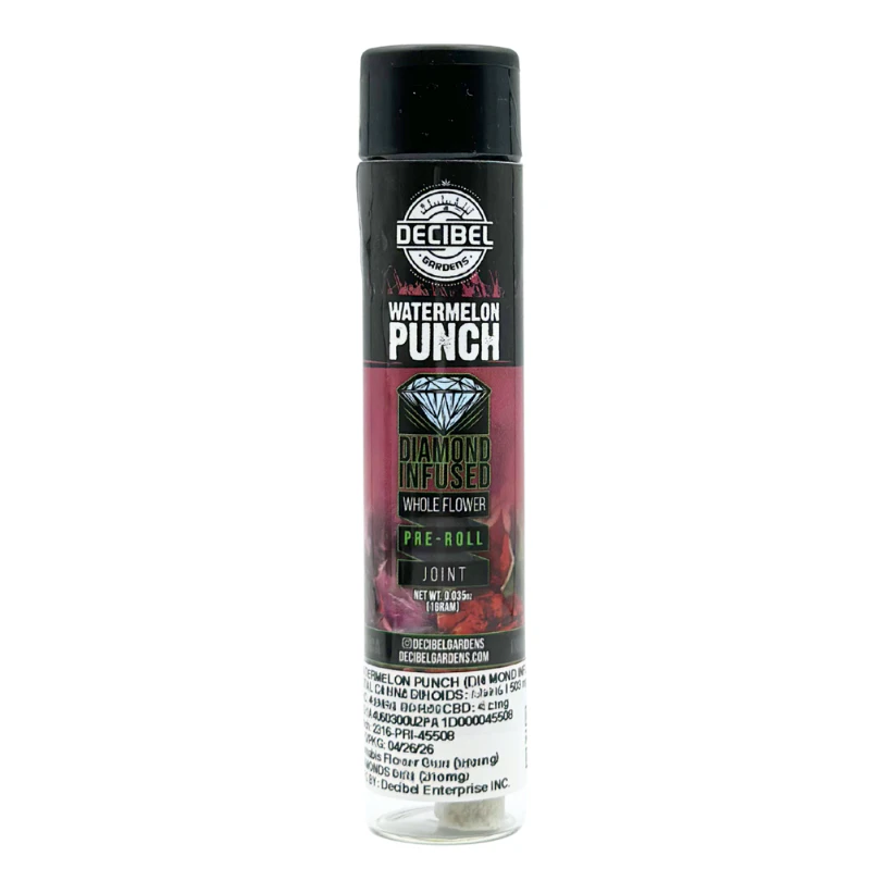Decibel Gardens - Decibel Gardens - Watermelon Punch - Infused Preroll - 1.0g Main Image
