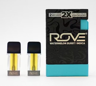 Rove | Vape Pens | Live Resin Diamonds | Watermelon Burst | 2.0g | 2PK