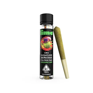 Lime - Lime Watermelon Runtz Hash & Liquid Diamond Infused Pre-Roll 1.75g