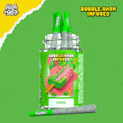 Watermelon Sherbet Bubble Hash Infused Pre-Roll 0.5g x 5pk