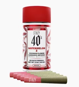 STIIIZY - Stiiizy 40's .5g Watermelon Z Infused Pre-Roll 5pk 