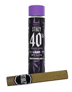 STIIIZY - STIIIZY-Watermelon Z-40's-Blunt-Infused Pre Roll-Indica-Kief-40%+-2g