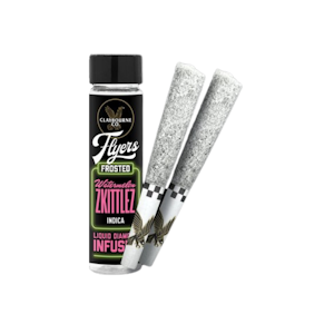 CLAYBOURNE CO. - Watermelon Zkittlez | Frosted Infused .5g 2pk Prerolls (I) | Claybourne