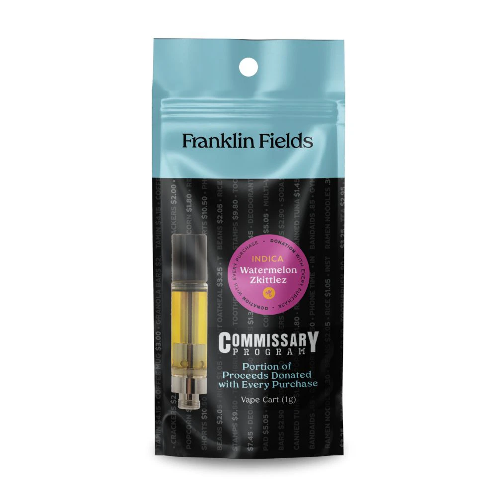 Franklin Fields - Watermelon Zkittlez 1g Cartridge [Commissary Program] - FRANKLIN FIELDS Main Image