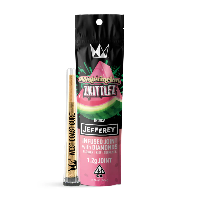 West Coast Cure - West Coast Cure - Watermelon Zkittlez Jefferey Infused Preroll 1.2g Main Image