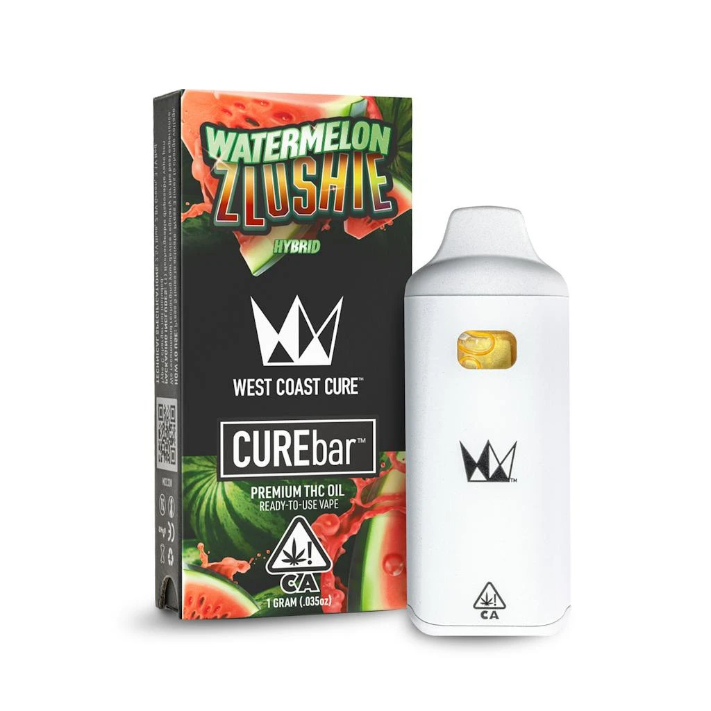 West Coast Cure - West Coast Cure Watermelon Zlushie CUREbar Disposable 1.0g Main Image