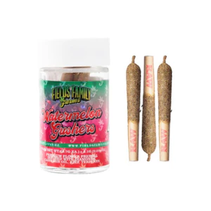 FIELDS FAMILY FARMZ - Watermelon Gushers (I) | (3pk) .7g Infused Prerolls | Fields Family Farmz